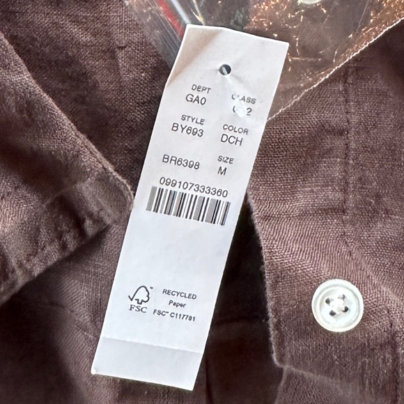 J.Crew Baird McNutt‎ Irish Linen Shirt. BNWT. Size M. Sold out. - Picture 10 of 10